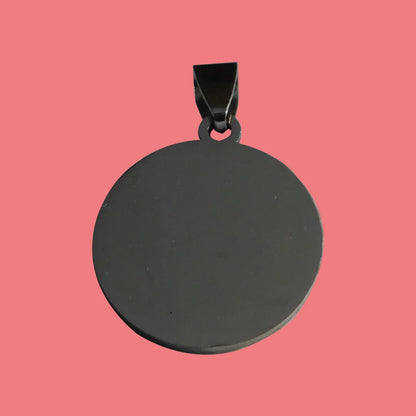 Placa Redonda Pequeña Plata